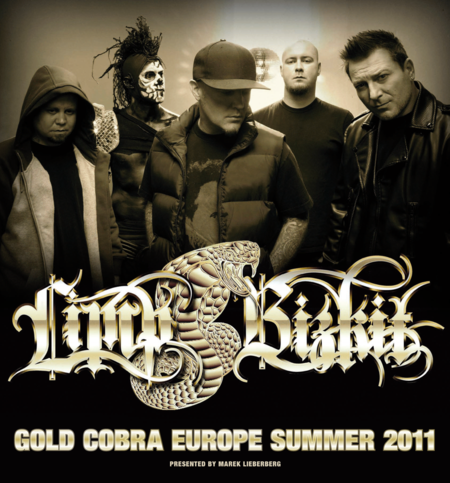 LIMP BIZKIT Gold Cobra Europe Summer 2011 - Albergo Alle Crosere